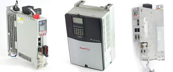 Allen-Bradley PowerFlex VFDs and Kinetix servo drives for industrial automation